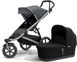 Детская коляска с люлькой Thule Urban Glide 2 (Aluminium/Dark Shadow) цена 43 999 грн