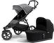 Дитяча коляска з люлькою Thule Urban Glide 2 (Black/Grey Melange) ціна 43 999 грн