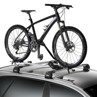 Thule ProRide 598 - багажник (велокрепление) на крышу для перевозки велосипеда (Серебристый) цена 7 999 грн