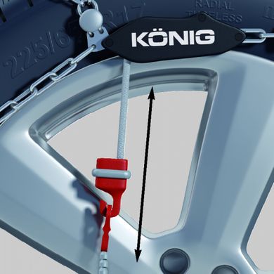 Thule / König XG 12 PRO - само-дотяжні ланцюга на колеса () ціна 15 652 грн
