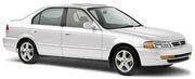 Багажник на крышу Acura EL 4-дверный седан с 1996 по 2000 на гладкую крышу