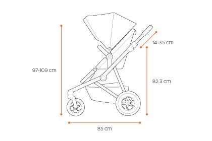Универсальная детская коляска Thule Sleek