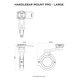 Крепление Thule QuadLock&trade; Handlebar Mount фото
