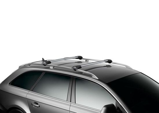 Комплект багажника с аэродинамическими алюминиевыми дугами Thule WingBar Edge Black (Черный) цена 8 459 грн
