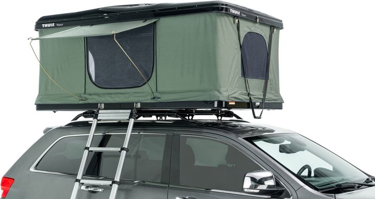 Палатка на крышу автомобиля с твердым каркасом Thule Tepui HyBox (Black) цена 99 999 грн