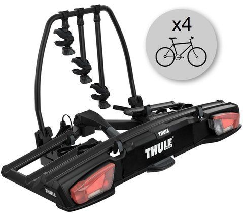 Велокрепление на фаркоп автомобиля Thule VeloSpace XT 939 Black + Thule 9381 Bike Adapter