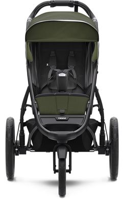 Дитяча коляска з люлькою Thule Urban Glide 2 (Black/Cypress Green) ціна 43 999 грн