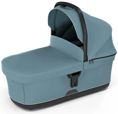 Детская коляска Thule Urban Glide 3 (Black/Mid Blue) с люлькой Bassinet (Mid Blue)