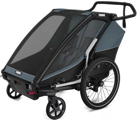 Мультиспортивная коляска-велоприцеп Thule Chariot Cab 2 (Dark slate)
