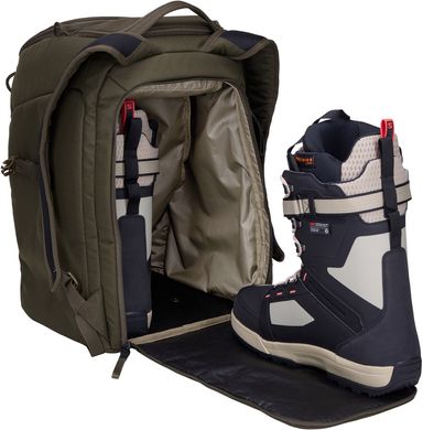 Thule RoundTrip Boot Backpack 45L - сумка (рюкзак) для лыжных ботинок (Deep Khaki) цена 4 399 грн