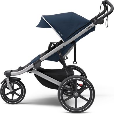 Детская коляска с люлькой Thule Urban Glide 2 (Aluminium/Majolica Blue) цена 43 999 грн