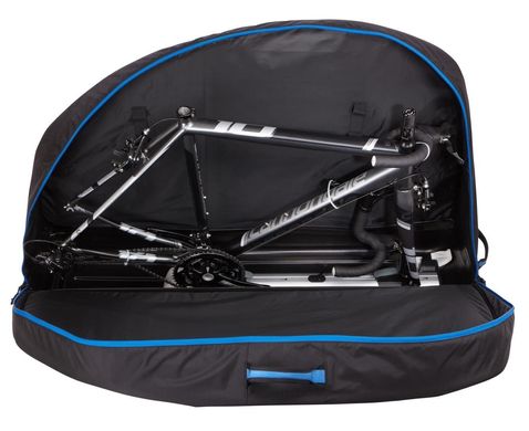 Мягкий чемодан для перевозки велосипеда Thule RoundTrip Pro XT (Black/Cobalt) цена 20 999 грн