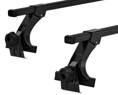 Багажник на крышу Thule SquareBar Evo водостоки