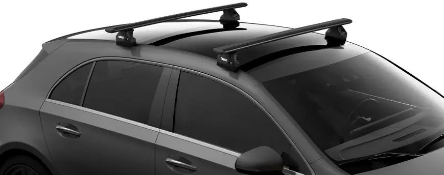 Багажник Thule Evo WingBar Fixpoint для автомобілів cо штатними місцями (Black) ціна 18 197 грн