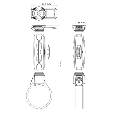 Крепление Thule Quad Lock 360 для дуги безопасности