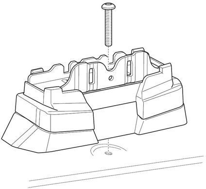 Монтажный комплект Thule Kit 187095 для Volkswagen Caddy (mkIV) 2020&rarr; (TH 7095)