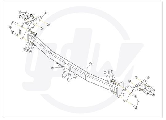 Фаркоп Byd Seal 06 - GDW 2953T60