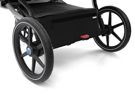 Дитяча коляска для двійні Thule Urban Glide Double 2 (Jet Black) ціна 22 254 грн