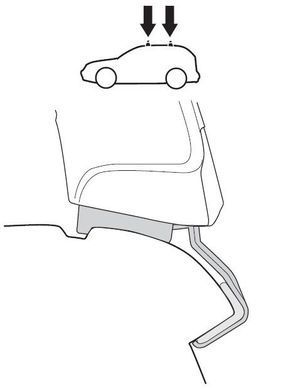 Монтажный комплект Thule Kit 1263 для Jaguar XJ (X350) 2002-2008 (TH 1263)