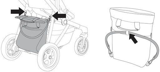 Сумка для коляски Thule Changing Bag (Grey Melange) ціна 4 399 грн