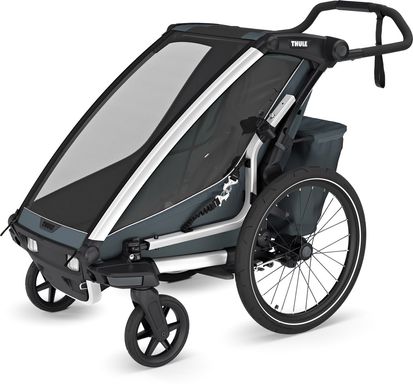 Дитячий візочок Thule Chariot Cross 2 (Dark Slate) ціна 49 999 грн