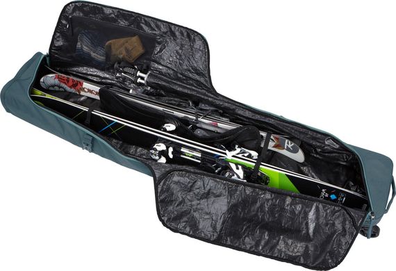 Сумка-чехол на колесах для лыж Thule RoundTrip Ski Roller 175cm (Dark Slate) цена 10 999 грн