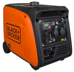 Генератор инверторный BLACK&DECKER 3,9 кВт ATS, 3900W, 2 - 5 кВт, Инверторный, Ручной, Электро, Бензин