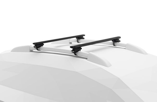 Багажник на крышу Thule Wingbar Evo Black рейлинги
