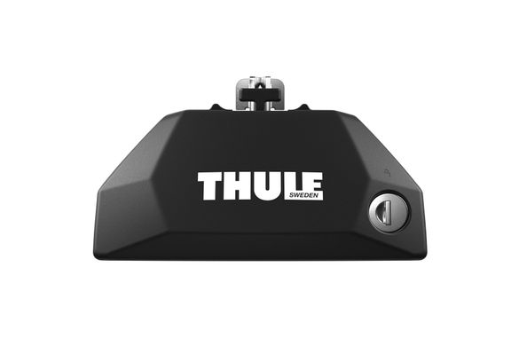 Багажник Thule Evo SquareBar Flush Rail для автомобілів з інтегрованими рейлінгами (Чорный) ціна 13 197 грн