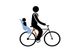 Детское велосиденье Thule Yepp Maxi FM (Blue) цена 4 399 грн