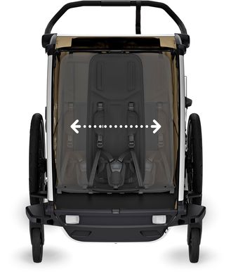 Детская коляска Thule Chariot Cross 2 (Faded Khaki) цена 55 999 грн