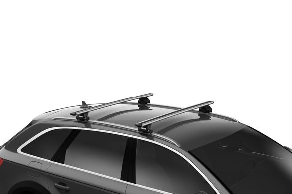 Багажник Thule Evo WingBar Flush Rail для автомобілів з інтегрованими рейлінгами (Aluminium) ціна 14 797 грн