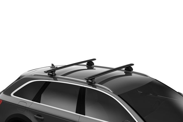 Багажник Thule Evo WingBar Flush Rail для автомобілів з інтегрованими рейлінгами (Black) ціна 18 197 грн