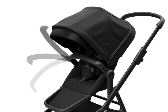 Универсальная детская коляска Thule Sleek (Black on Black) цена 29 999 грн