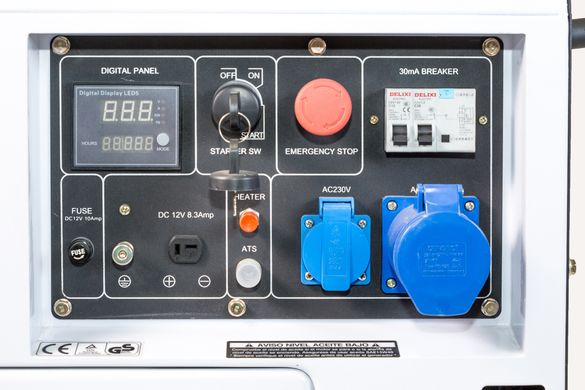 Генератор дизельний ITC Power DG7800SE 6000/6500 W - ES () ціна 52 999 грн