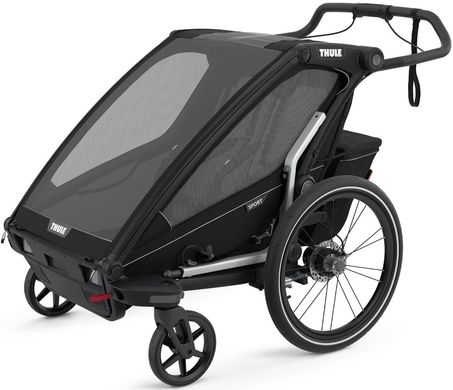 Мультиспортивна дитяча коляска Thule Chariot Sport (Midnight Black) ціна 61 999 грн