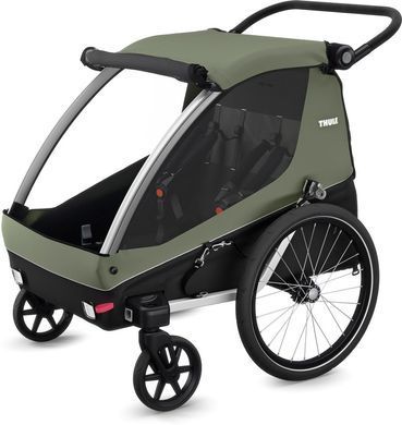 Дитячий візочок - причіп Thule Courier (Vintage Green)