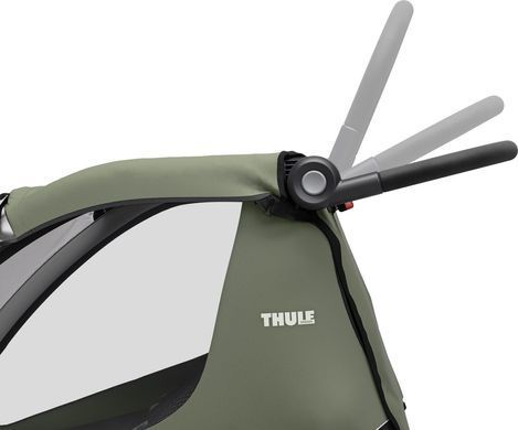Дитячий візочок - причіп Thule Courier (Vintage Green)