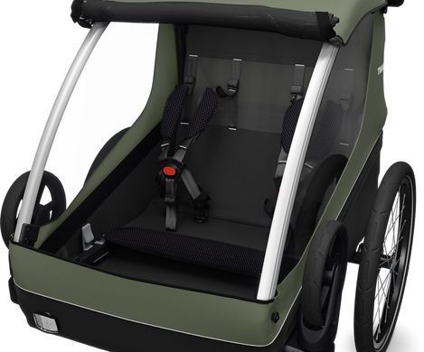 Дитячий візочок - причіп Thule Courier (Vintage Green)
