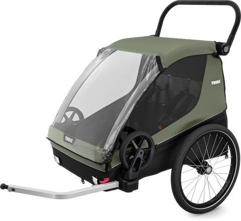 Детская коляска - прицеп Thule Courier (Vintage Green)