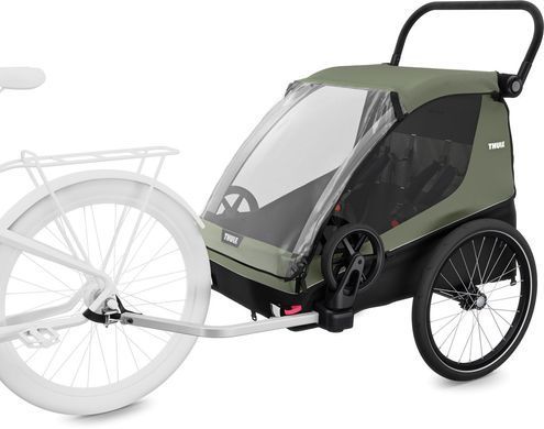 Дитячий візочок - причіп Thule Courier (Vintage Green)