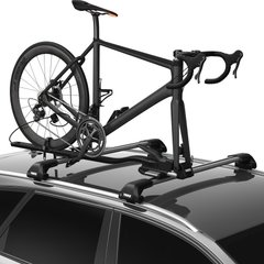 Велодержатель Thule TopRide 568 с вилочным креплением на крышу автомобиля (Black) цена 11 299 грн