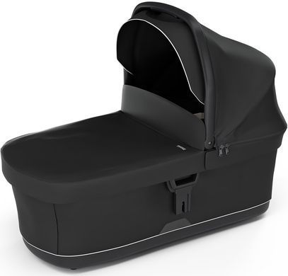 Детская коляска Thule Urban Glide 3 (Black/Nutria Green) с люлькой Bassinet (Black)