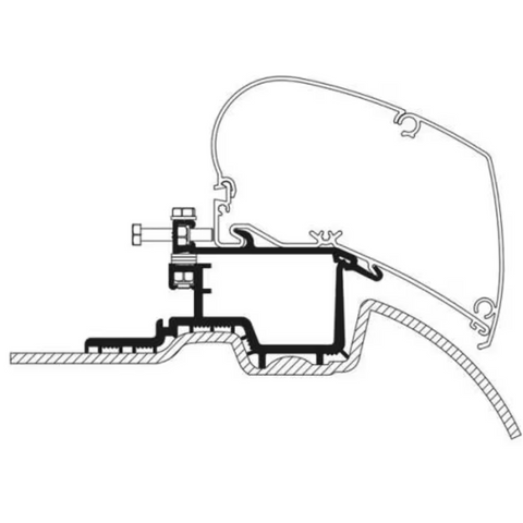 THULE Omnistor 6300 адаптер для Mercedes Sprinter ab 2007 / VW Crafter 2007-2016