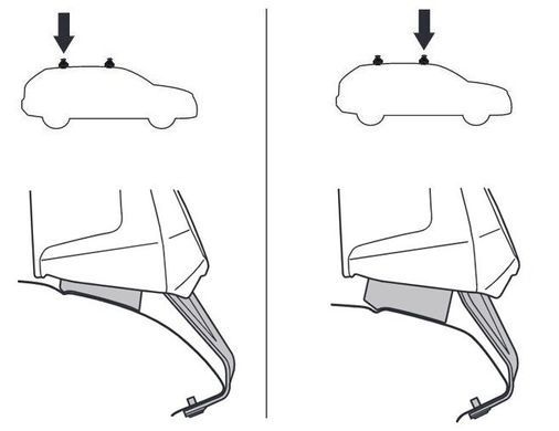 Монтажный комплект Thule Kit 145014 для Ford C-Max (mkII)(с отверстиями фиксации) 2010-2019 (TH 5014)
