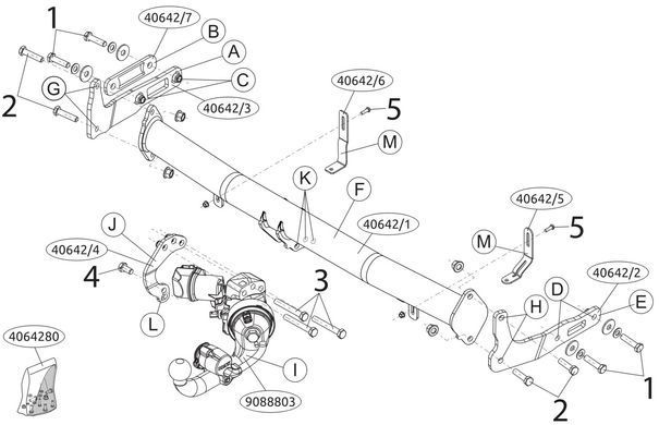 Фаркоп Hyundai Tucson - Brink (Thule) 4064240