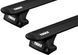 Багажник на крышу Thule WingBar Evo для Volvo XC60 (mkI) 2008-2017 интегрированные рейлинги фото