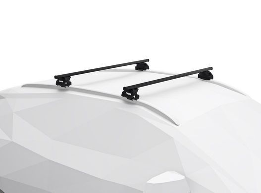 Багажник на дах Thule SquareBar Evo для Volvo XC60 (mkI) 2008-2017 інтегровані рейлінги