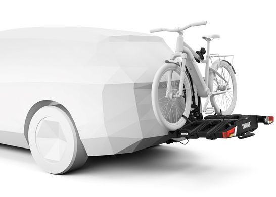 Thule EasyFold XT 3 - складаний велобагажник на фаркоп автомобіля (Black) ціна 48 499 грн