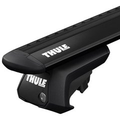 Багажник Thule Evo WingBar для автомобілів c рейлінгами (Чорный) ціна 14 598 грн